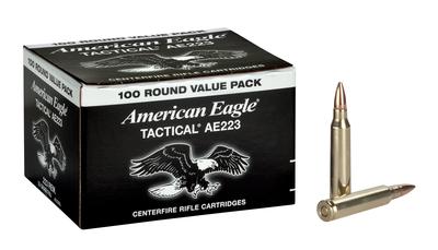 Feder American Eagle Rifle Ammunition 223 Remington, Full Metal Jacket (FMJ), 55 GR