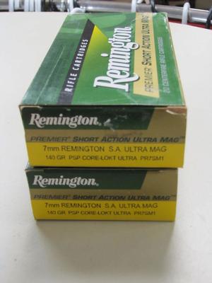 Remington Premier  7 MM Remington (RSAUM), Core-Lokt Ultra Bonded, 140 GR