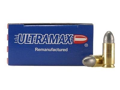 Ultramax Remanufactured Ammunition 45ACP 230GR FMJ 250RDS Per Box 