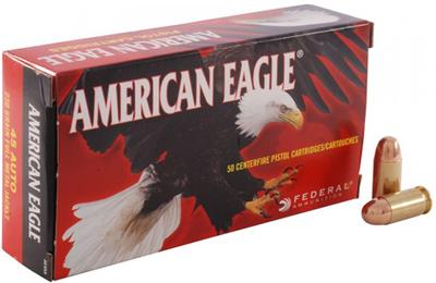 Federal American Eagle Pistol Ammunition 45 ACP, Full Metal Jacket (FMJ), 230 GR