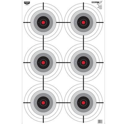 Birchwood Casey Eze-Scorer Multi-Bull's-Eye Target (5PK), 23 x 35-Inch