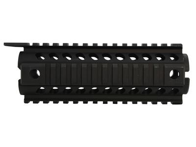 Mission First Tactical Tekko 2-Piece Quad Rail Handguard AR-15 Carbine Length Aluminum Black  TMARCIRS