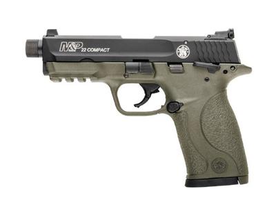 M&P22 COMPACT 22LR FDE THREAD 10242| INCLUDES 1/2X28 ADAPTER 22 LR