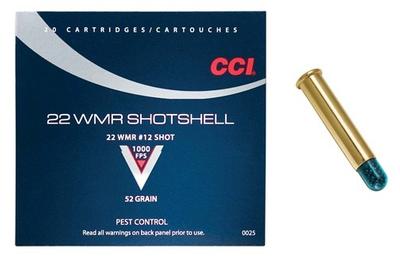 CCI Pest Control .22 WMR Shotshell                          0025