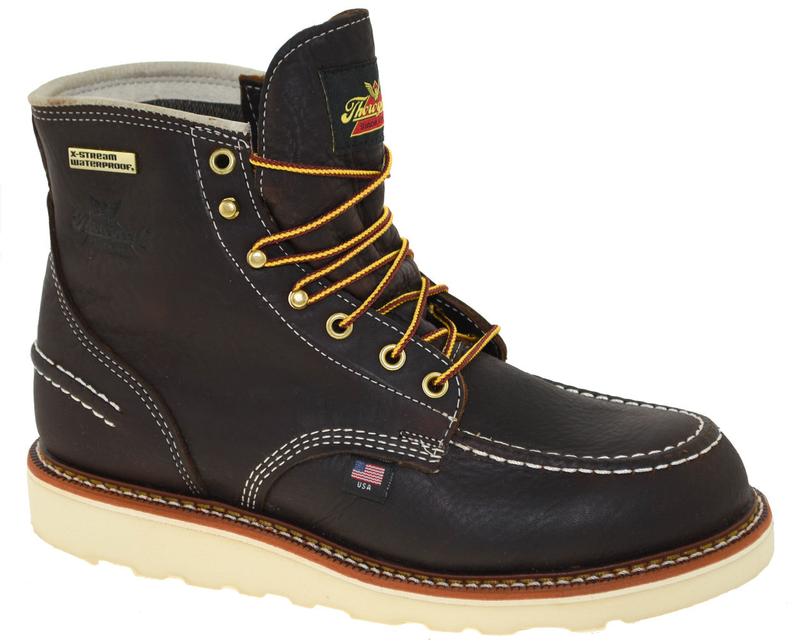 thorogood wedge sole work boots