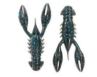  Z- Man Trd Crawz 2 1/2 Inch Soft Plastic Craw 6 Pack- Black Blue Flake