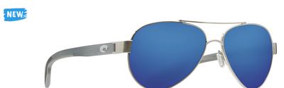 LORETO - OCEARCH BRUSHED SILVER + MATTE GRAY CRYSTAL TEMPLES - BLUE MIR 580G