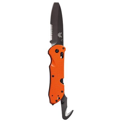 Benchmade - Triage 916 Knife, Opposing Bevel Blade (916sbk- Org)