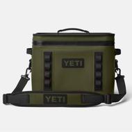 YETI HOPPER FLIP 18 SOFT COOLER: OLIVE/BLACK