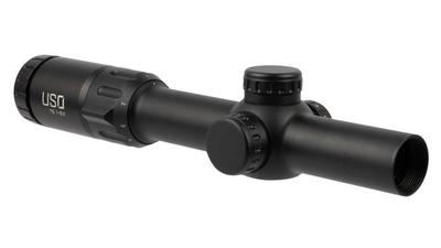 U.S. Optics TS-6X 1-6x24mm Second Focal Plane Riflescope, Color: Black, Tube Diameter: 30 mm