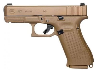 GLOCK 19X GEN5 9MM PISTOL, FLAT DARK EARTH - PX1950703