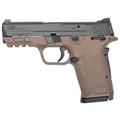 Smith & Wesson (S & W) M & P9 Shield Ez M2.0, Semi- Automatic Pistol, Internal Hammer Fired, Compact, 9mm, 3.675 ? Barrel, Polymer Frame, Black & Flat Dark Earth Finish, 3- Dot Sights, Grip/Thumb Safety, 8rd, 2 Magazines 13315