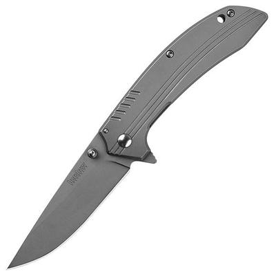 Kershaw 1349 Pulley Knife Drop-Point Plain Edge Blade With Flipper